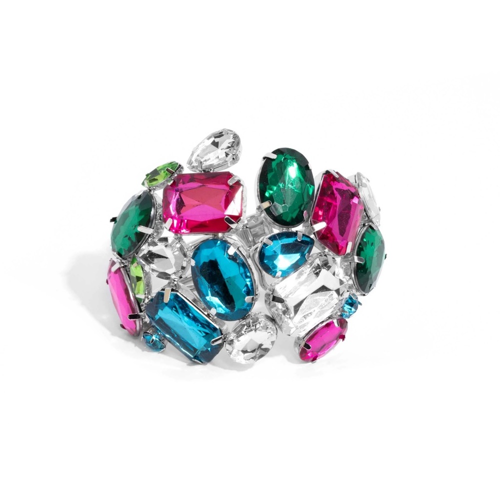 Elegant Multicolor Gemstone Bracelet
